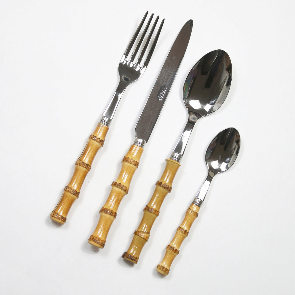 Couverts en bambou, le lot