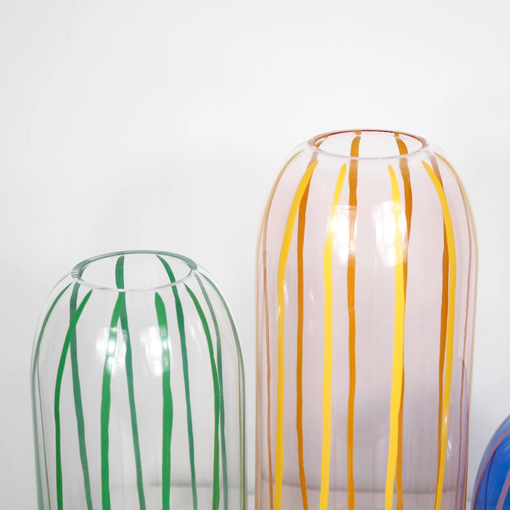 Vase rayures colorées DEBEAULIEU PARIS