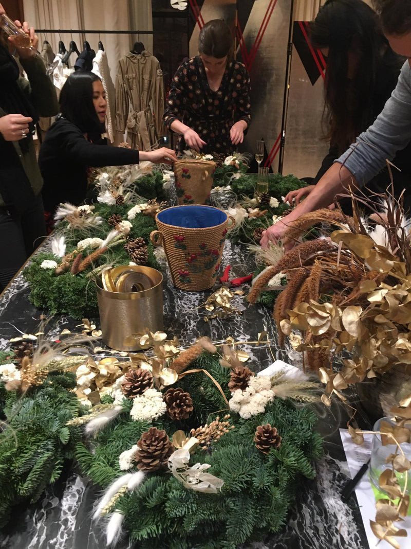 WORKSHOP COURONNES DE NOEL (DECEMBRE 19) DEBEAULIEU