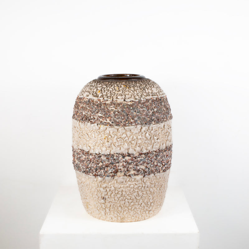 Vase marron DEBEAULIEU