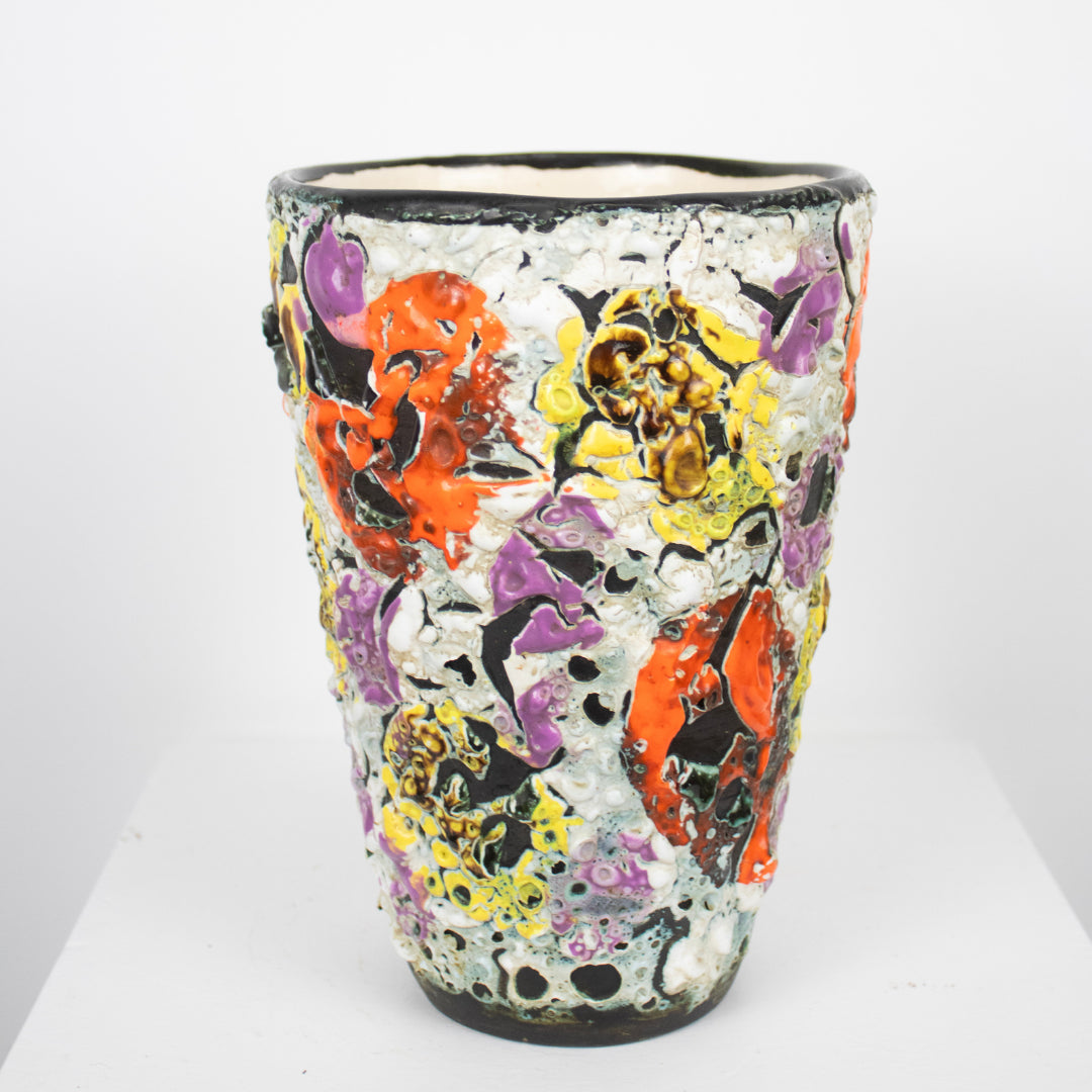 Vase Fat Lava multicolore DEBEAULIEU