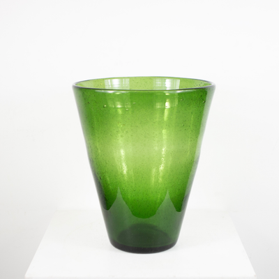 Vase en verre bullé DEBEAULIEU PARIS
