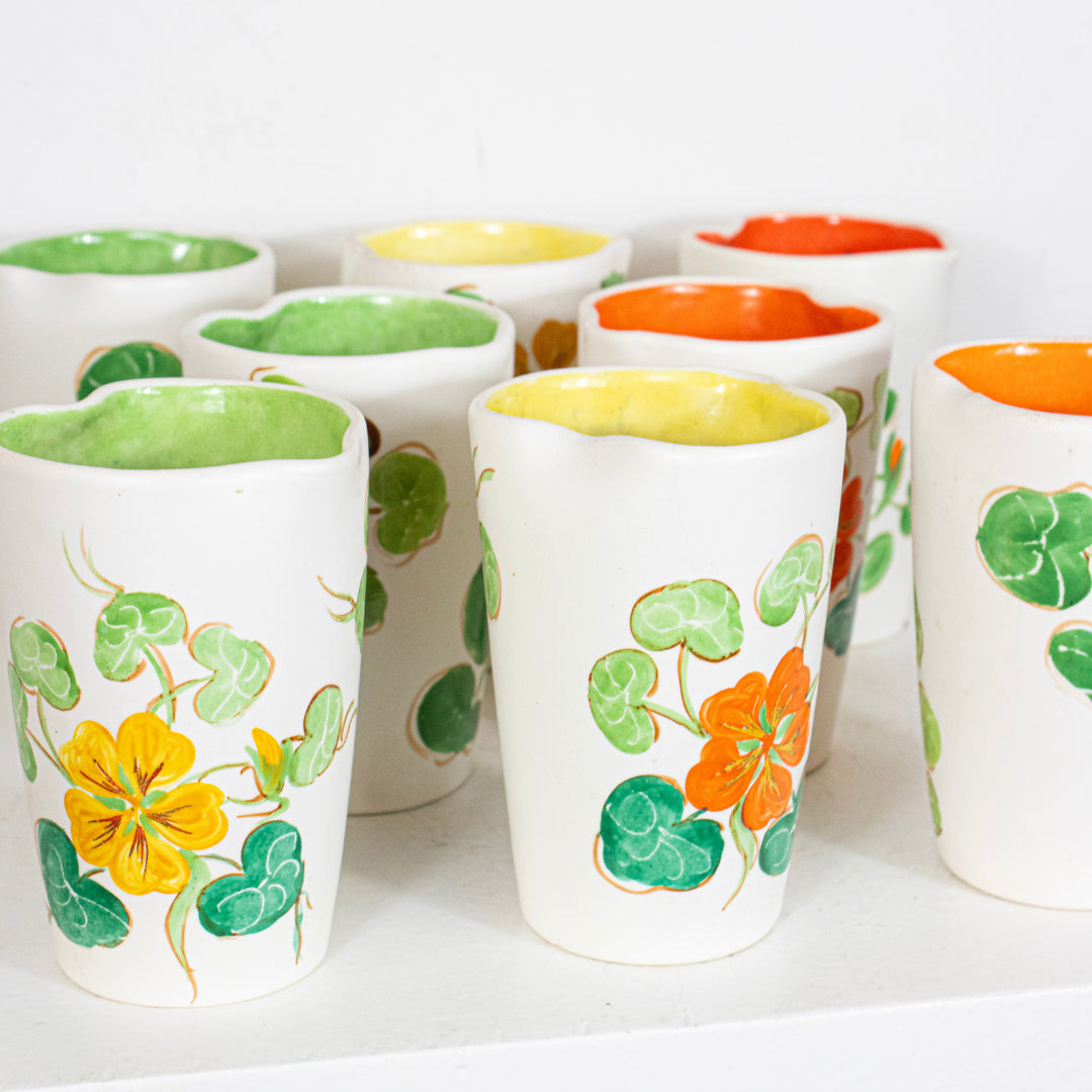 6 Gobelets VALLAURIS Capucine DEBEAULIEU