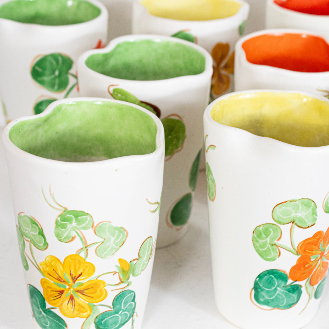 6 Gobelets VALLAURIS Capucine DEBEAULIEU