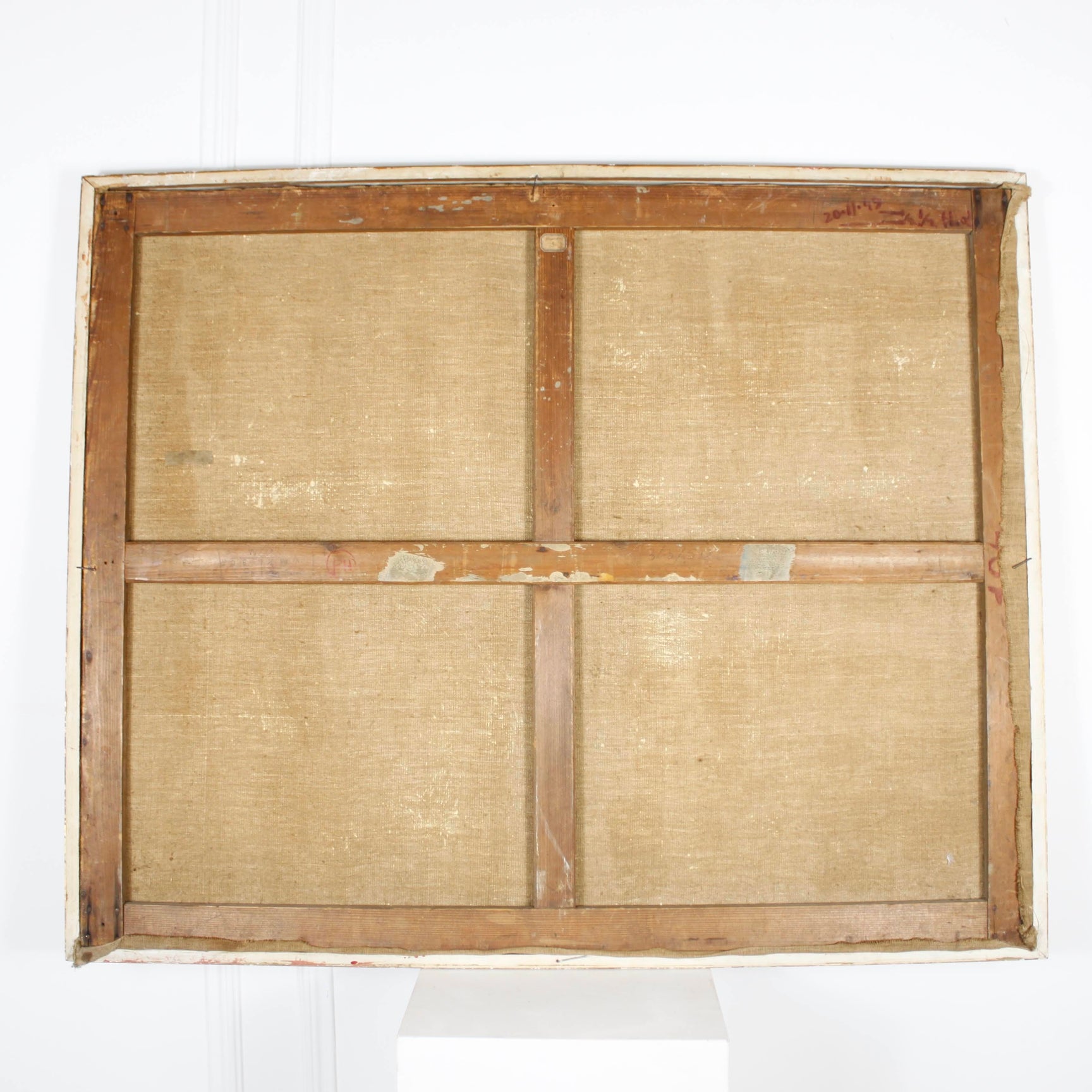 Huile sur toile LAURENT MARCEL SALINAS DEBEAULIEU PARIS