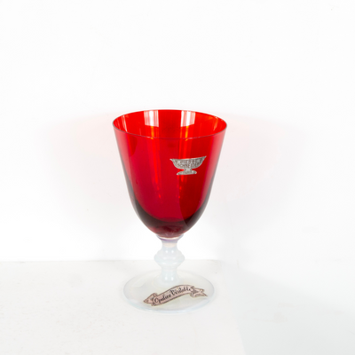 Vase opaline rouge DEBEAULIEU