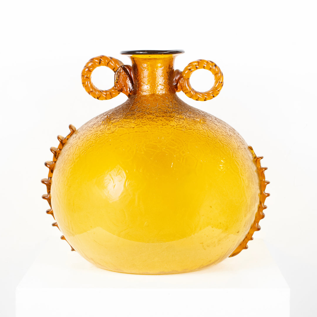 Vase Verre Murano Ocre DEBEAULIEU