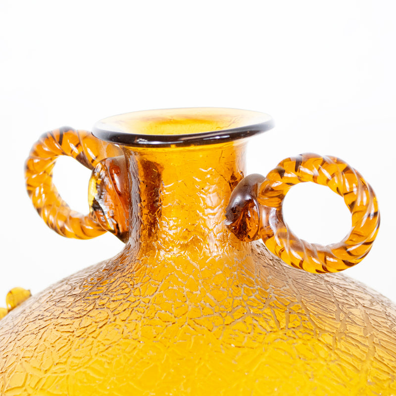 Vase Verre Murano Ocre DEBEAULIEU