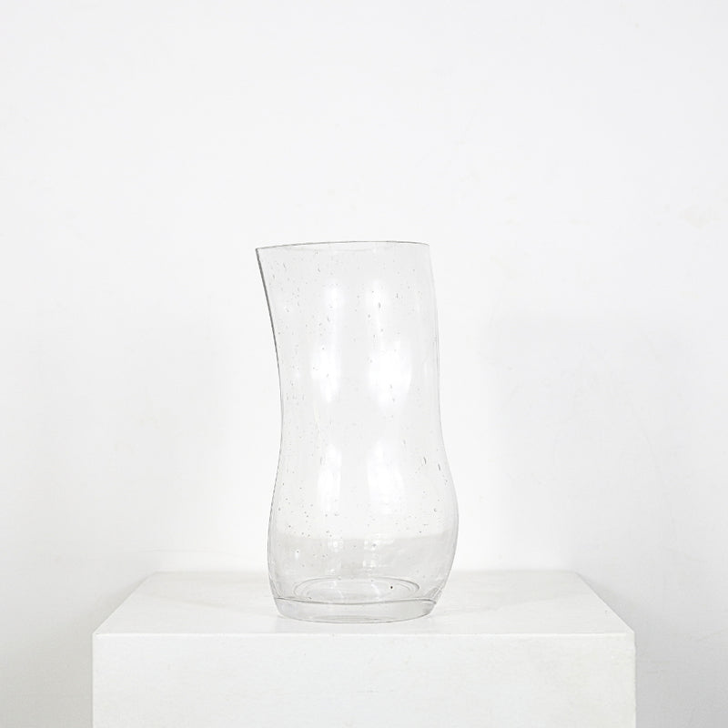 Carafe organique verre bullé