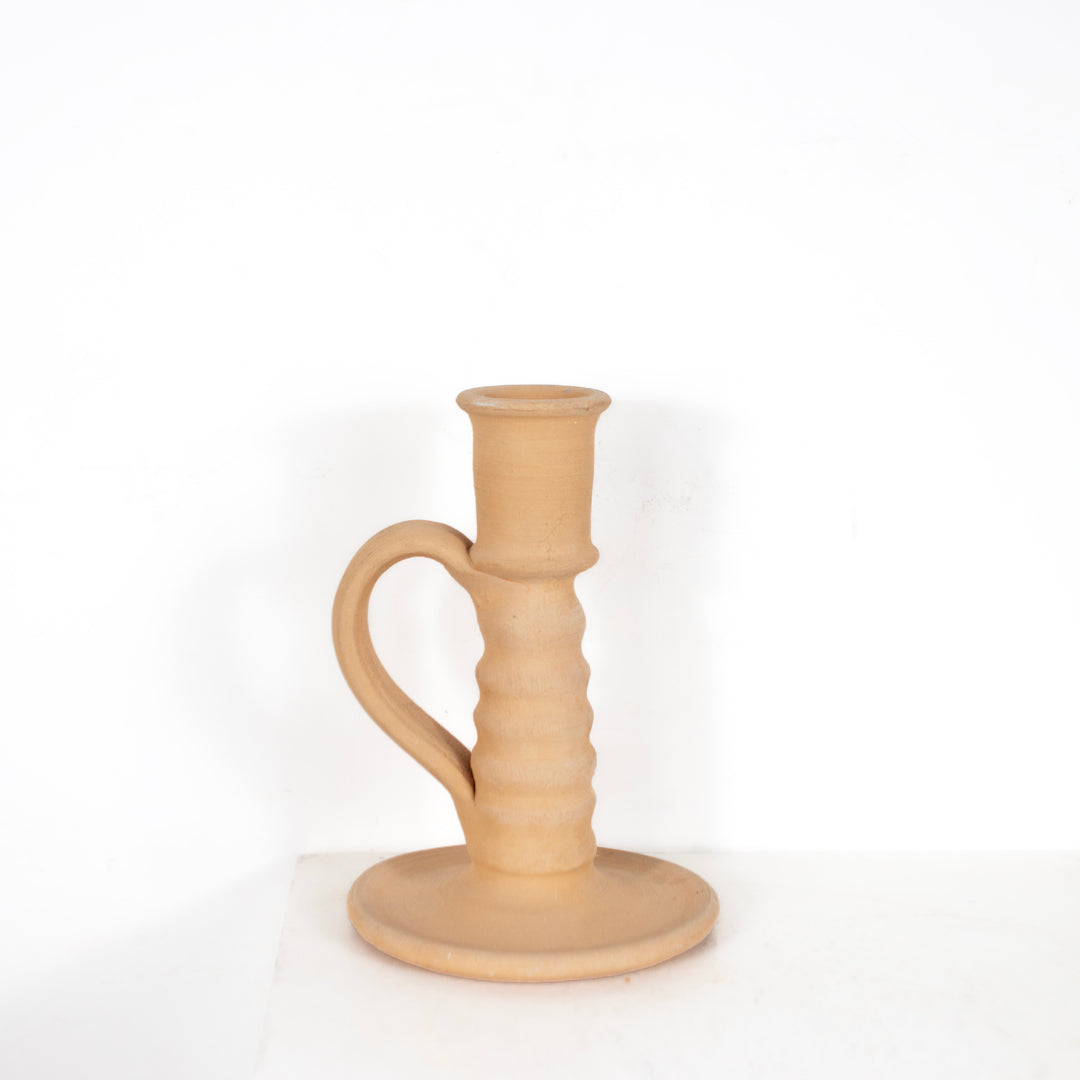 bougeoir argile DEBEAULIEU