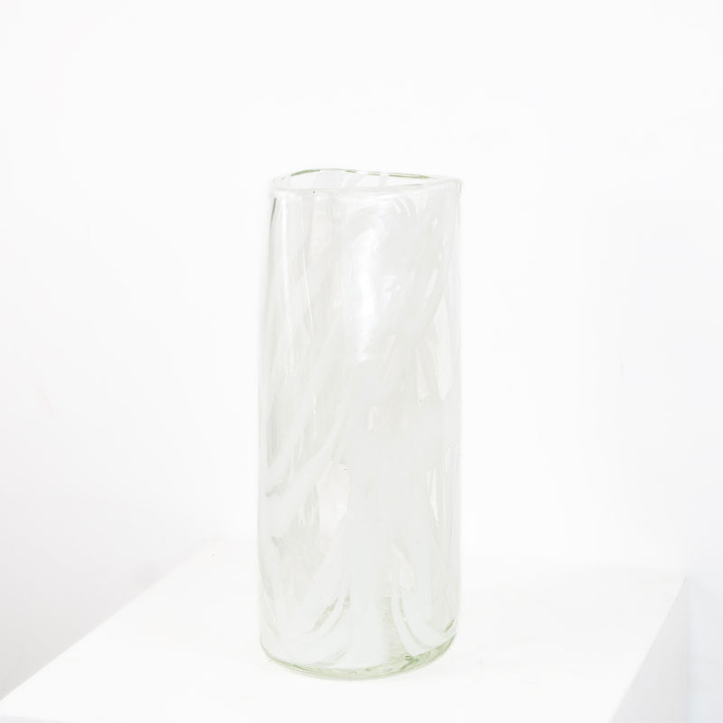 Vase tacheté blanc DEBEAULIEU