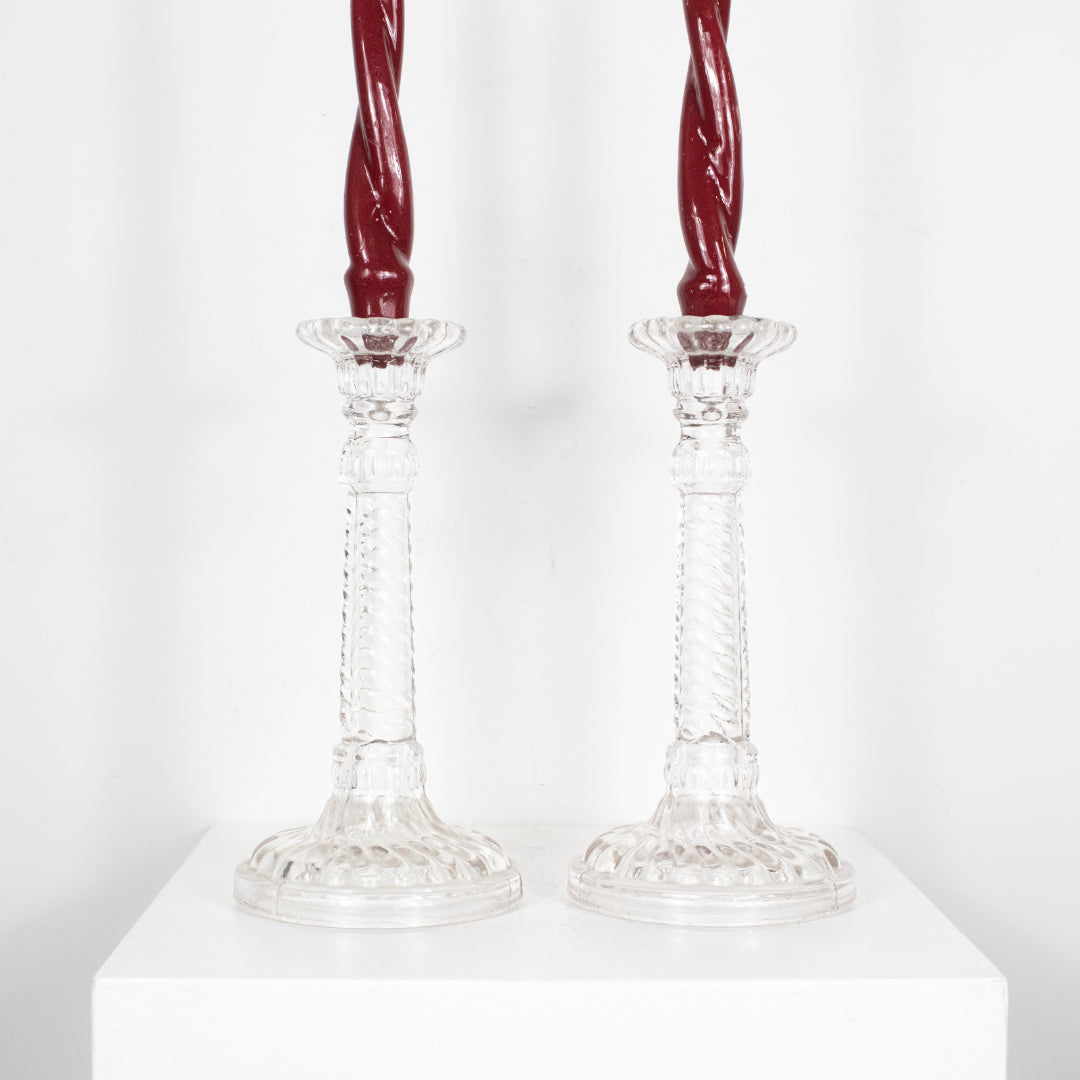 Bougeoir en verre DEBEAULIEU