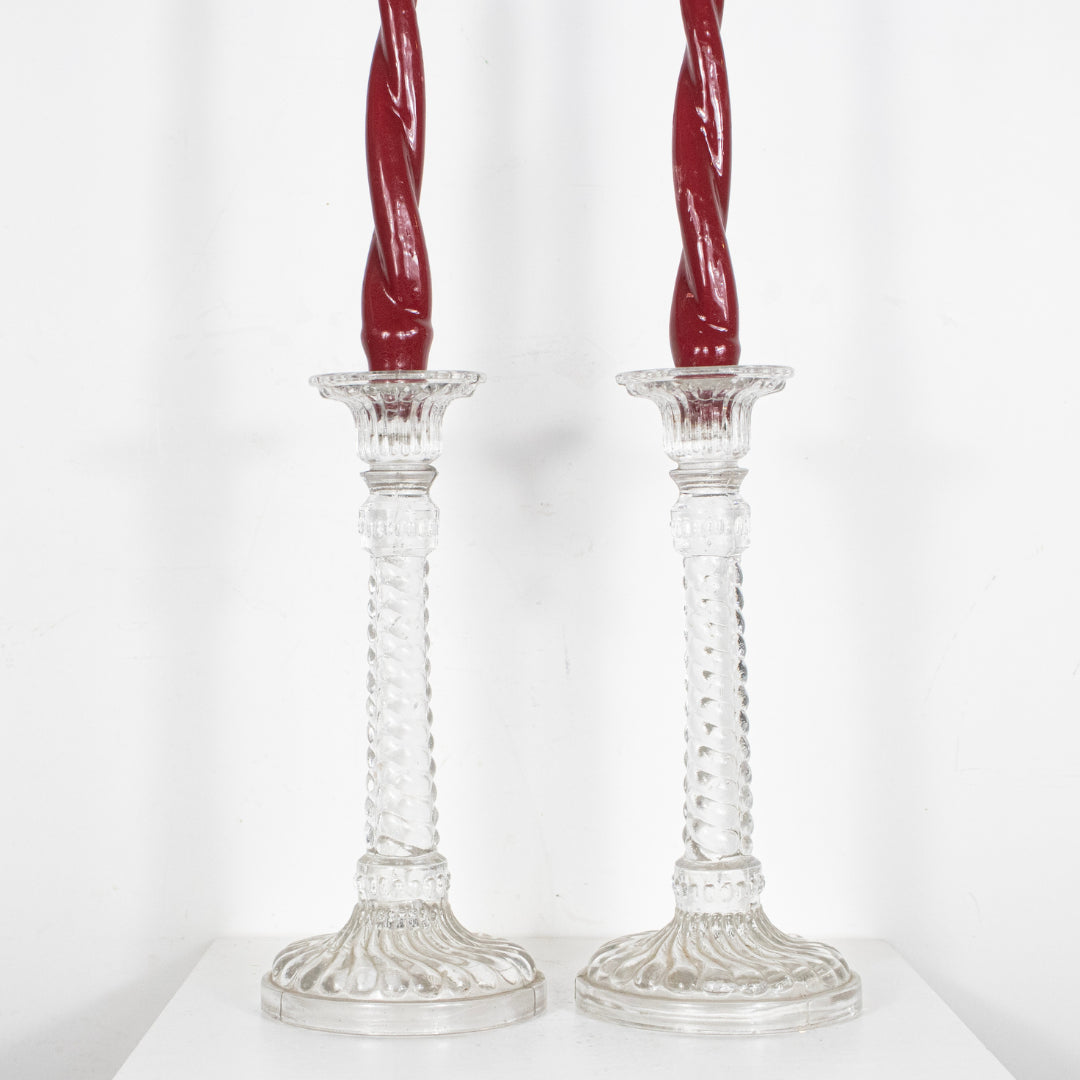 Bougeoir en verre DEBEAULIEU