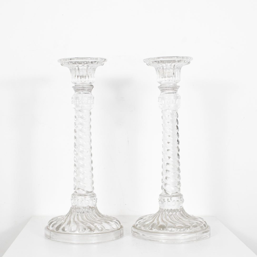 Bougeoir en verre DEBEAULIEU