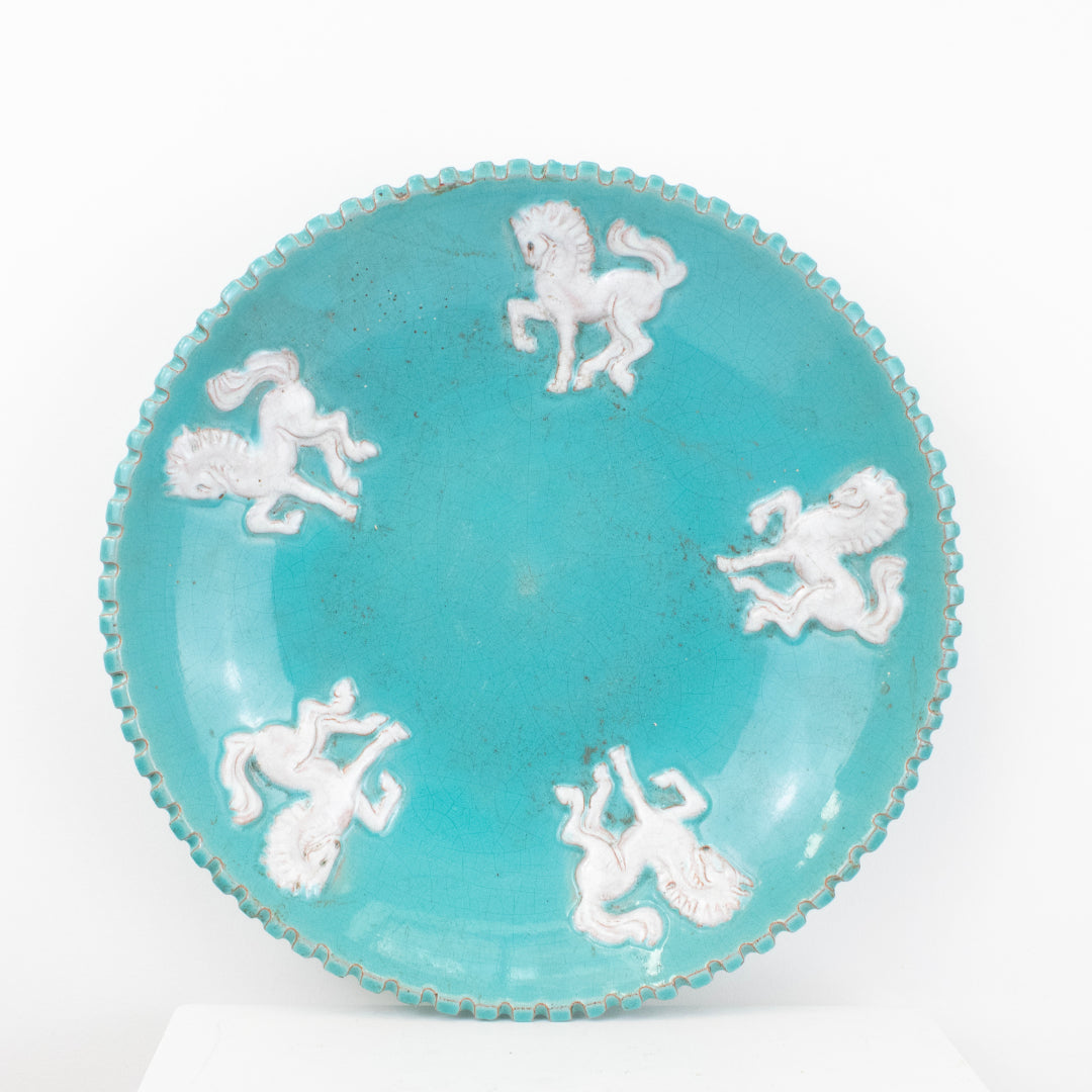 Coupe Turquoise Chevaux DEBEAULIEU