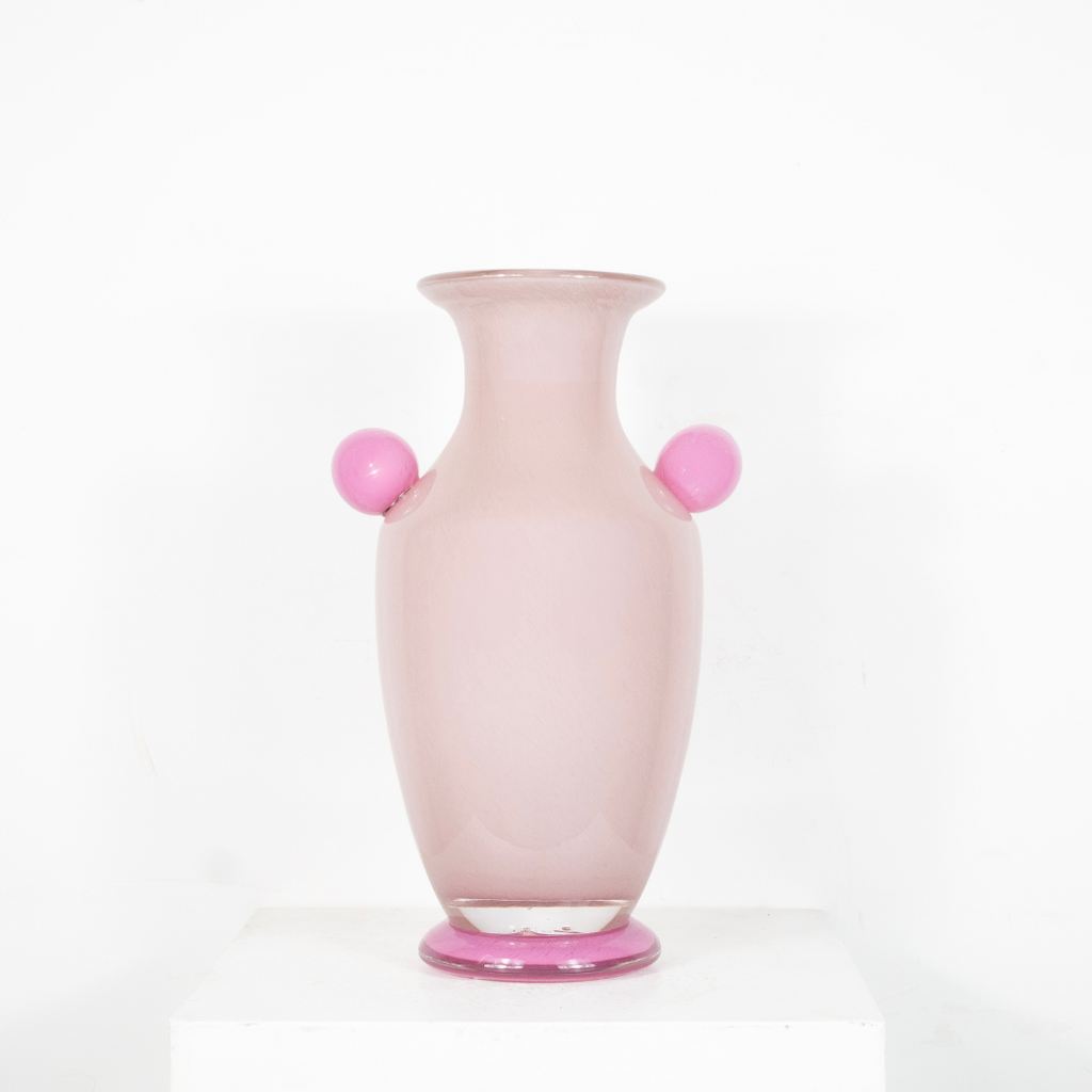 Vase balustre en verre soufflé DEBEAULIEU