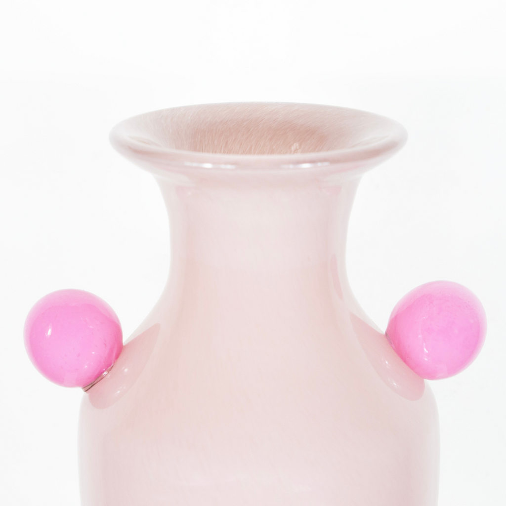 Vase balustre en verre soufflé DEBEAULIEU
