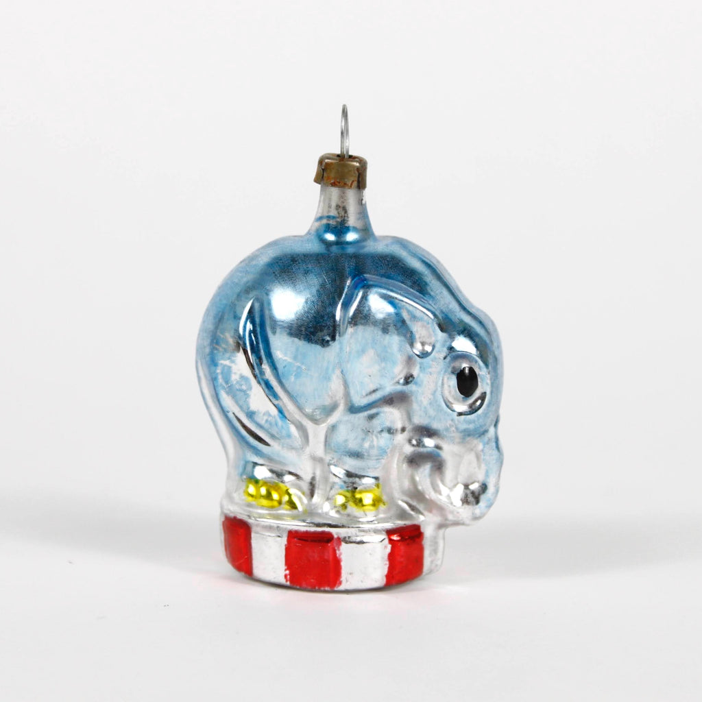 Eléphant de cirque en verre soufflé DEBEAULIEU PARIS