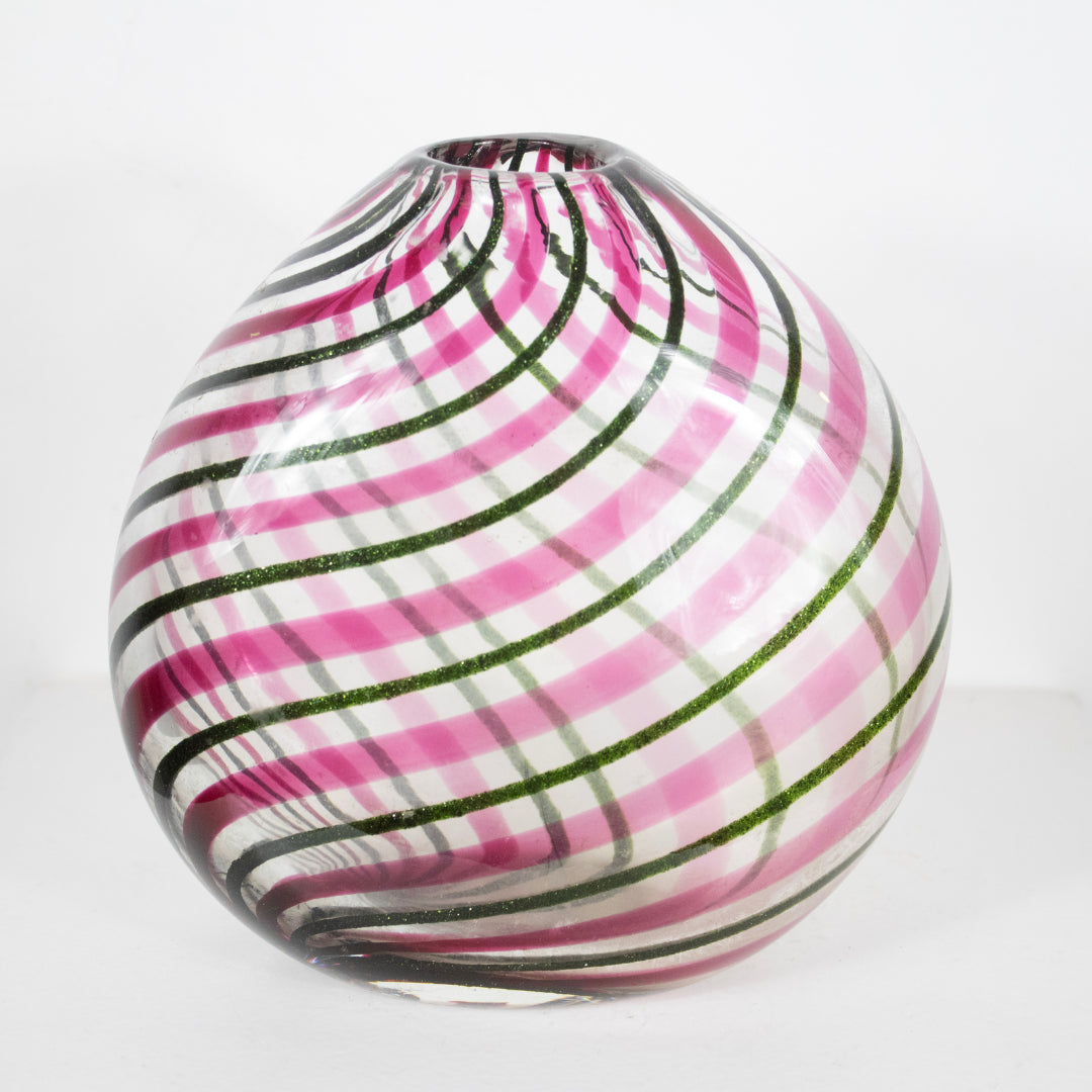 Vase rayé DEBEAULIEU