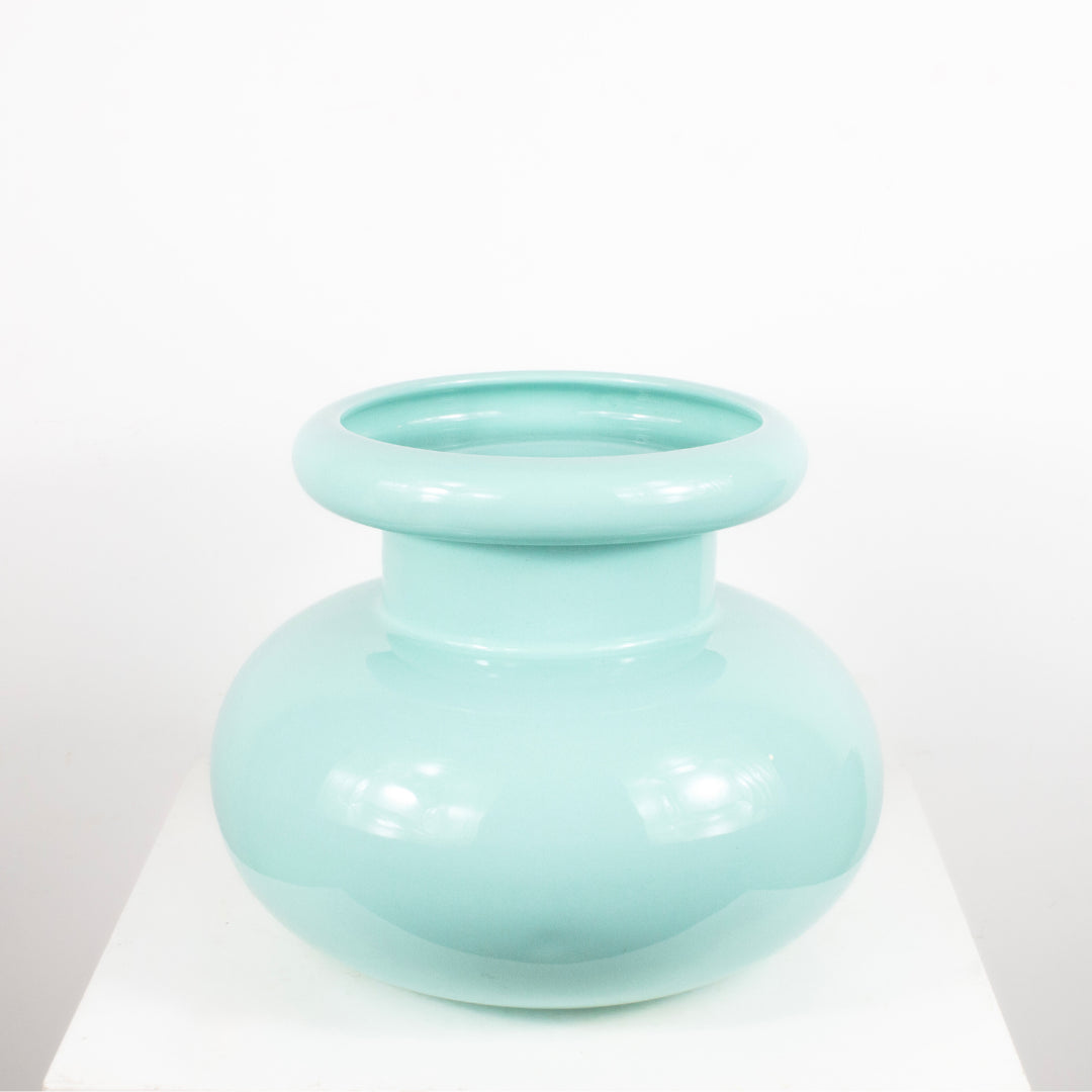 Vase turquoise DEBEAULIEU