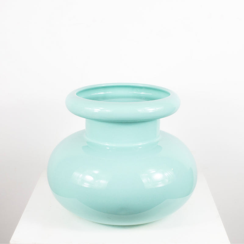 Vase turquoise DEBEAULIEU
