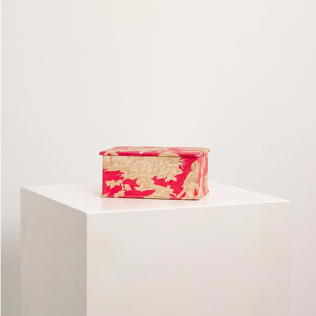 Petite Boîte Déco Toile de Jouy DEBEAULIEU