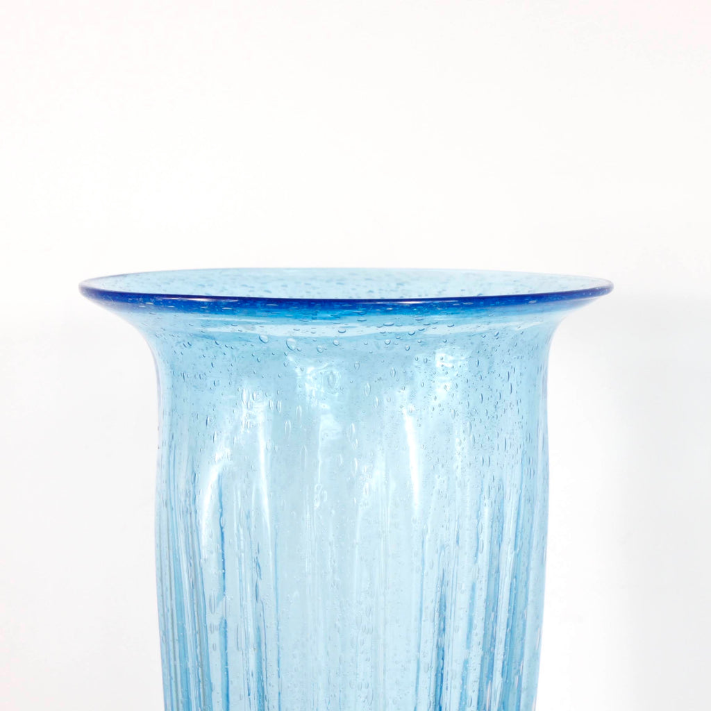 Vase en verre bullé DEBEAULIEU