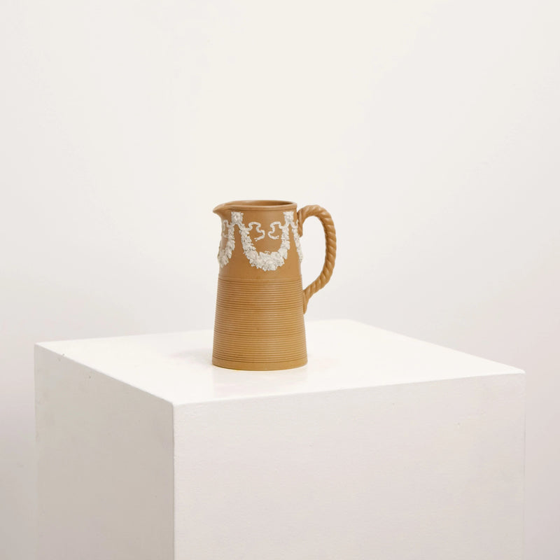 Pichet Néo-Classique en Grès Biscuit DEBEAULIEU