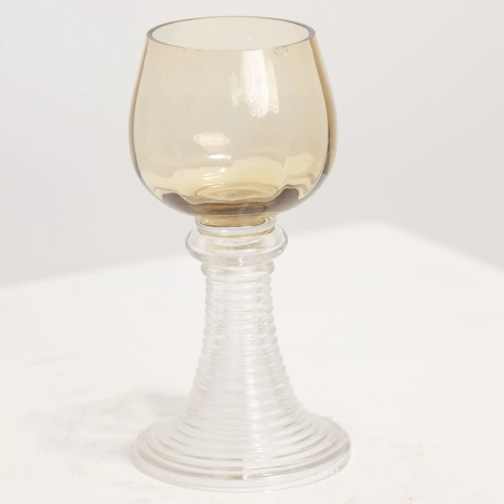 Paire de Verres Côtelés Ambre & Transparents DEBEAULIEU
