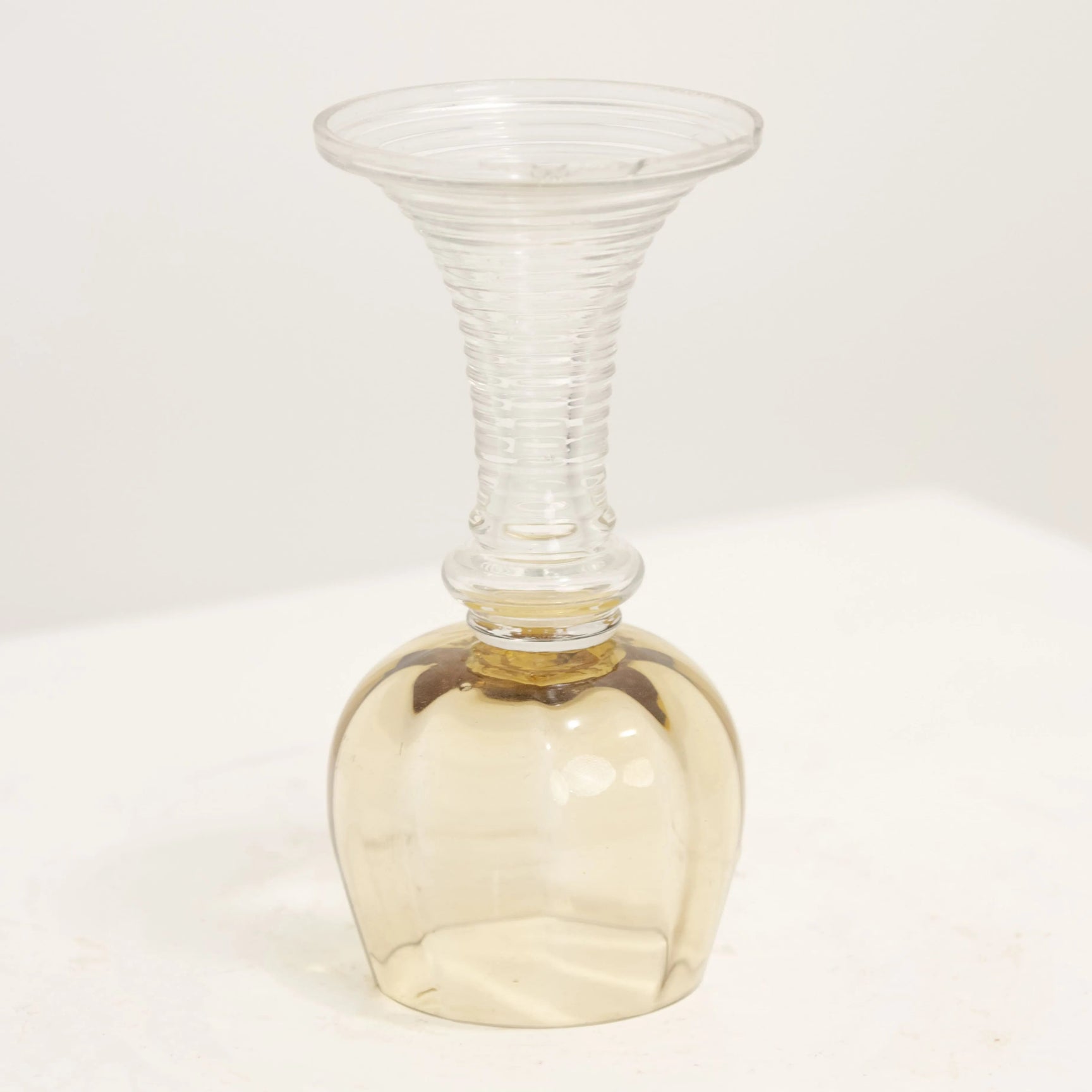 Paire de Verres Côtelés Ambre & Transparents DEBEAULIEU