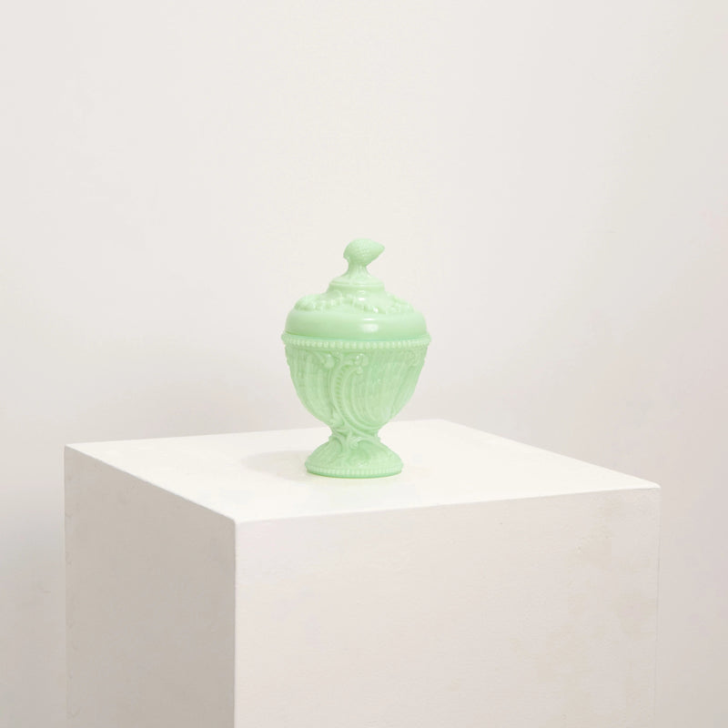 Drageoir en Opaline Jade Signé Portieux DEBEAULIEU