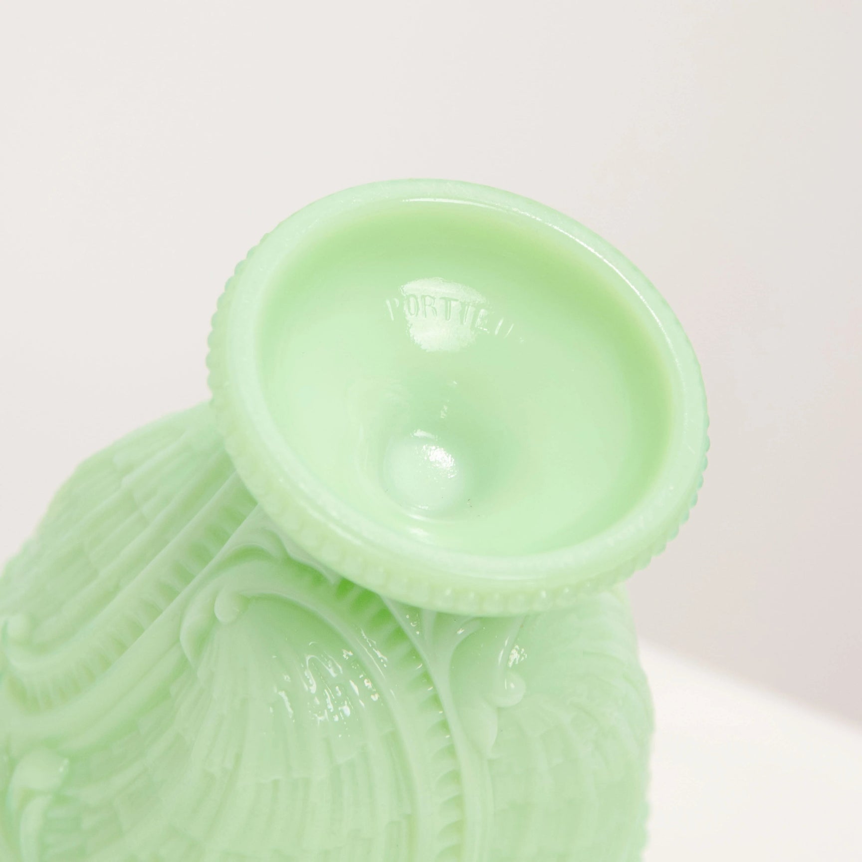 Drageoir en Opaline Jade Signé Portieux DEBEAULIEU