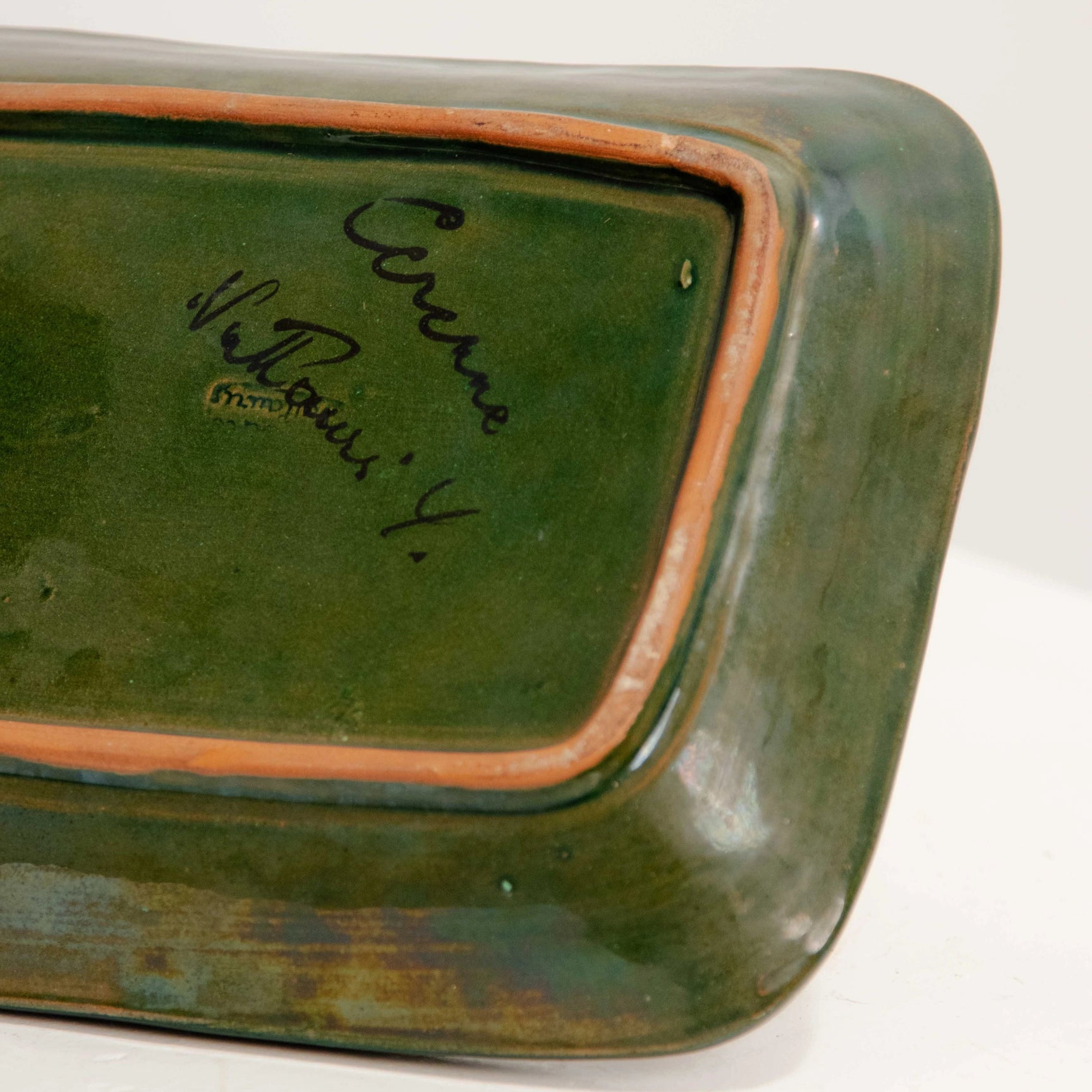 Vide-Poche Rectangulaire Vallauris Signé Cerenne DEBEAULIEU
