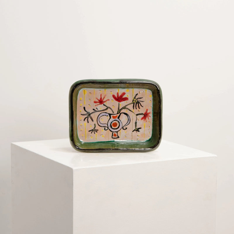 Vide-Poche Rectangulaire Vallauris Signé Cerenne DEBEAULIEU