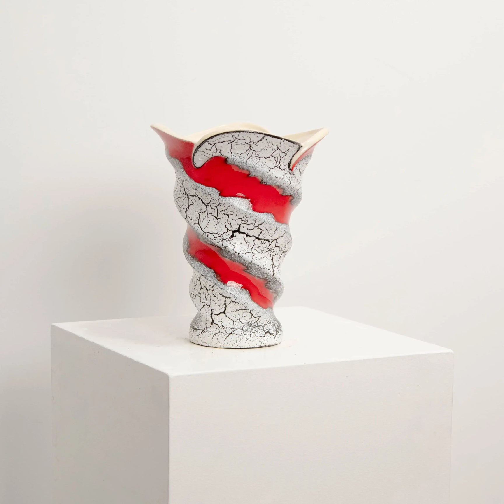 Vase Torsadé Signé Baudin DEBEAULIEU