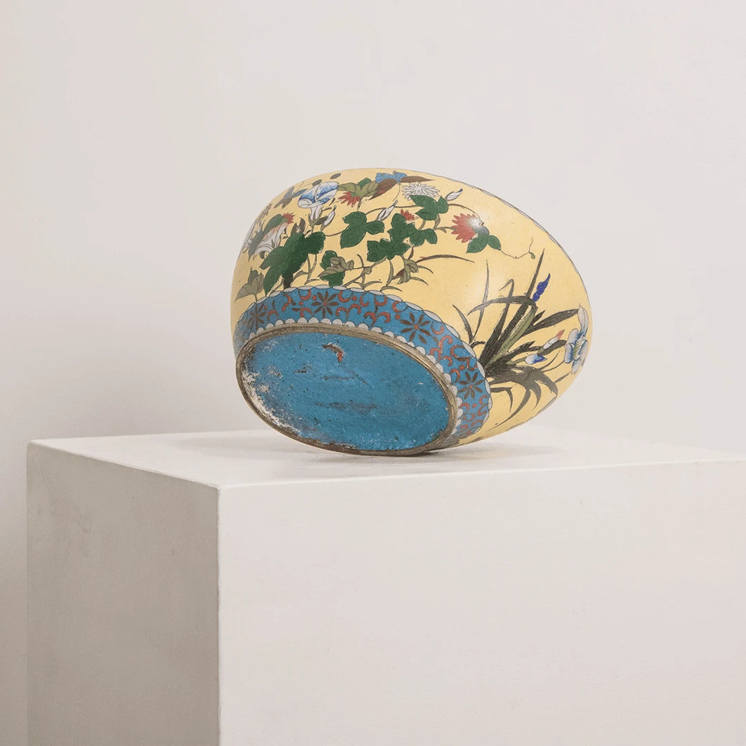 Coupe Émaillée à Décor de Liserons DEBEAULIEU