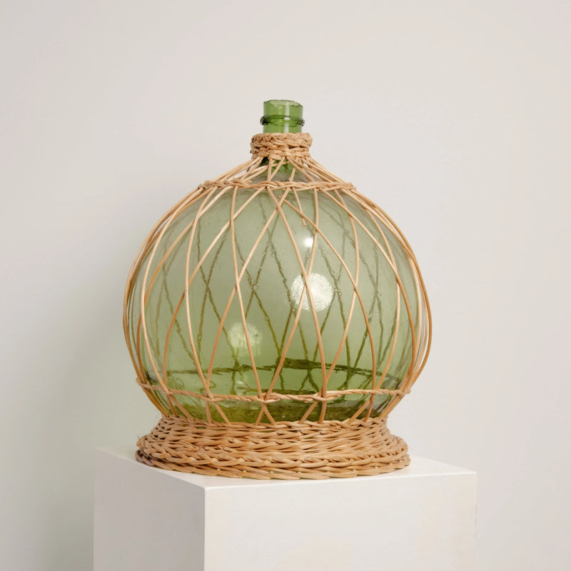 Dame-Jeanne en Verre et Osier