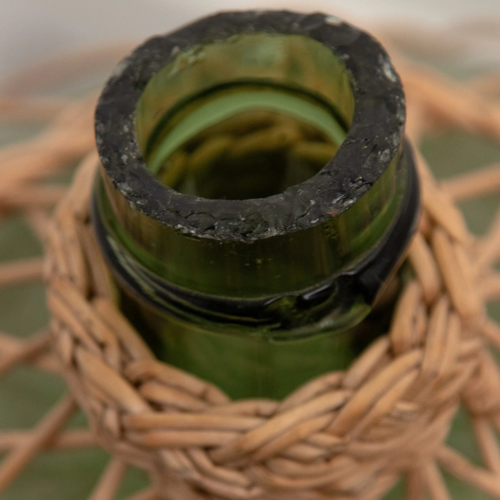 Dame-Jeanne en Verre et Osier