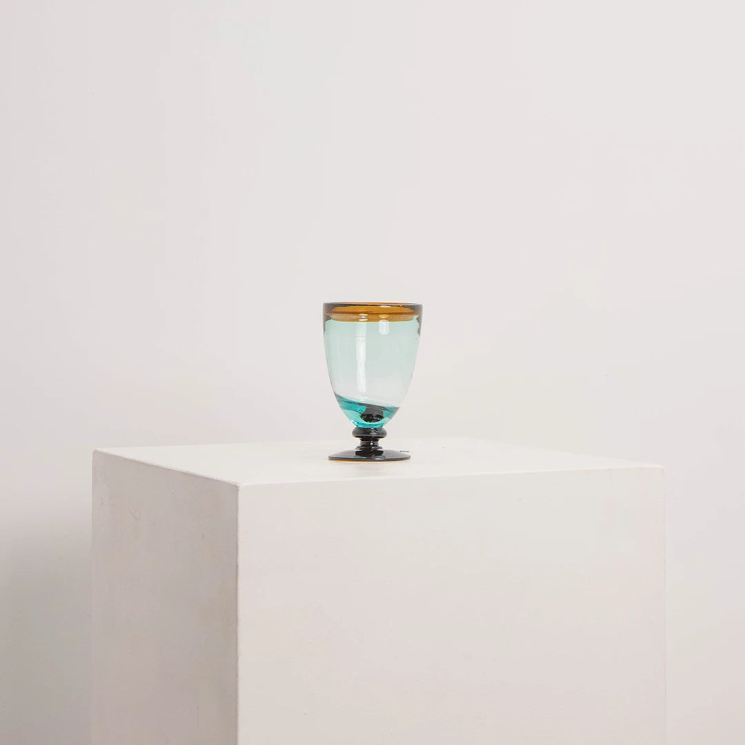 Verre à pied, grand INDIGENA FOLK ART