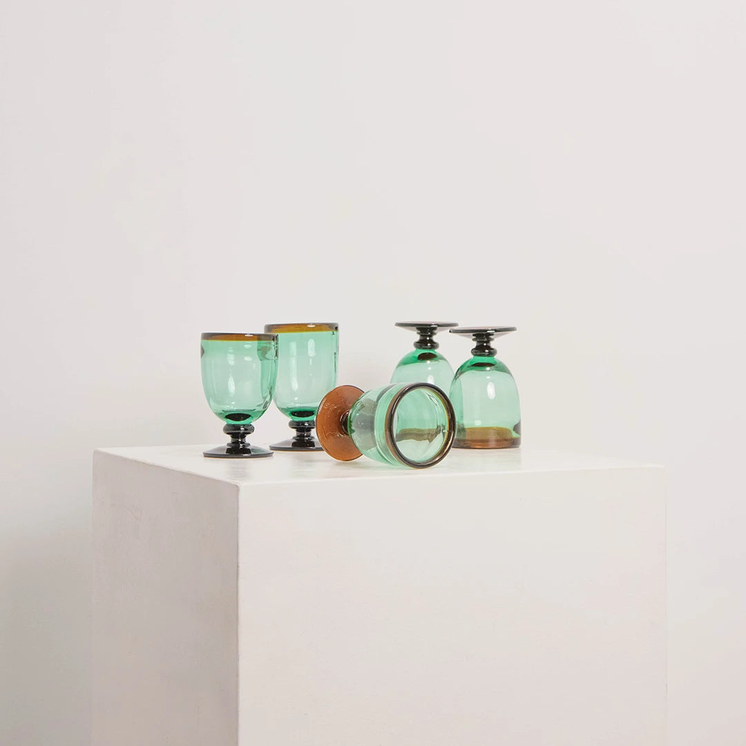 Verre à pied, petit INDIGENA FOLK ART