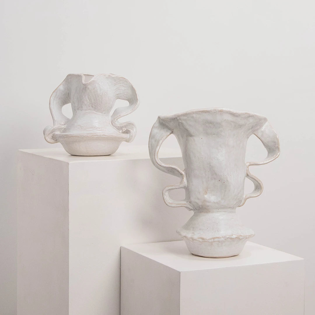 Vase 03 blanc Rosie SERAX