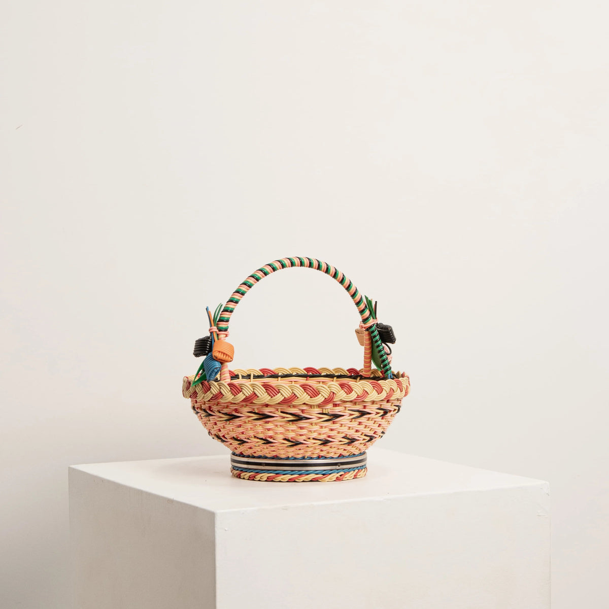 Panier Tressé Scoubidou DEBEAULIEU