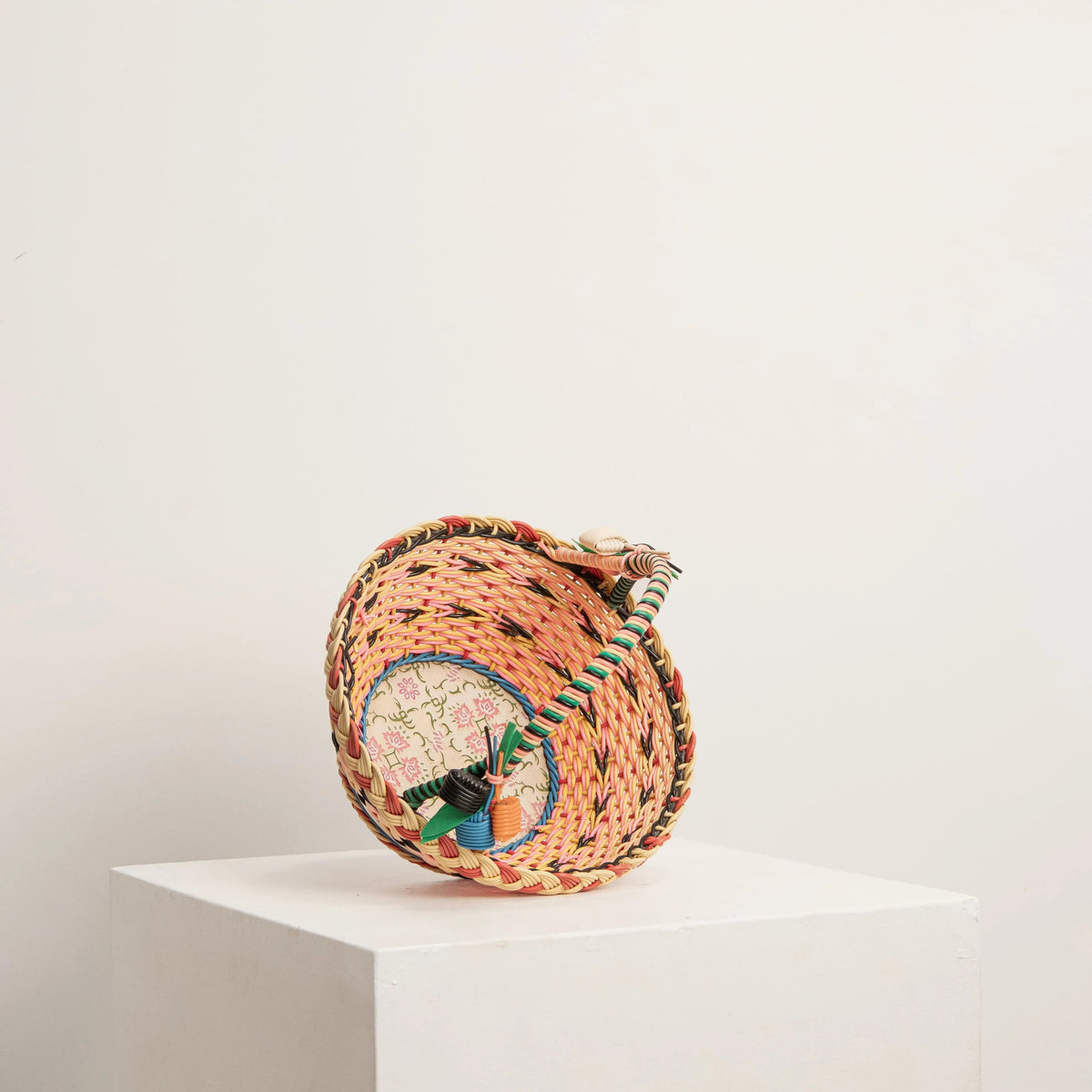 Panier Tressé Scoubidou DEBEAULIEU