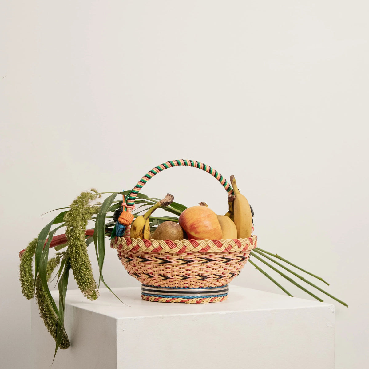 Panier Tressé Scoubidou DEBEAULIEU