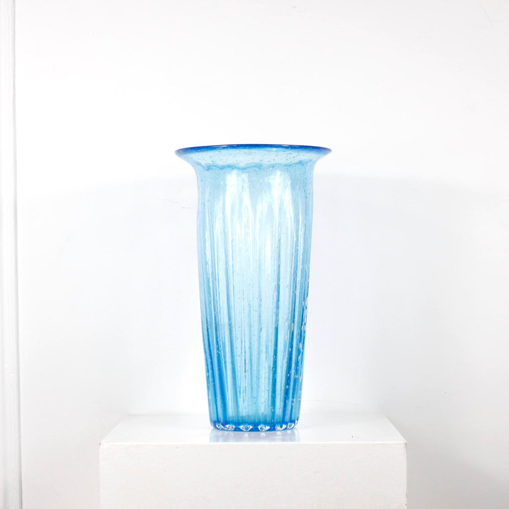 Vase en verre bullé DEBEAULIEU