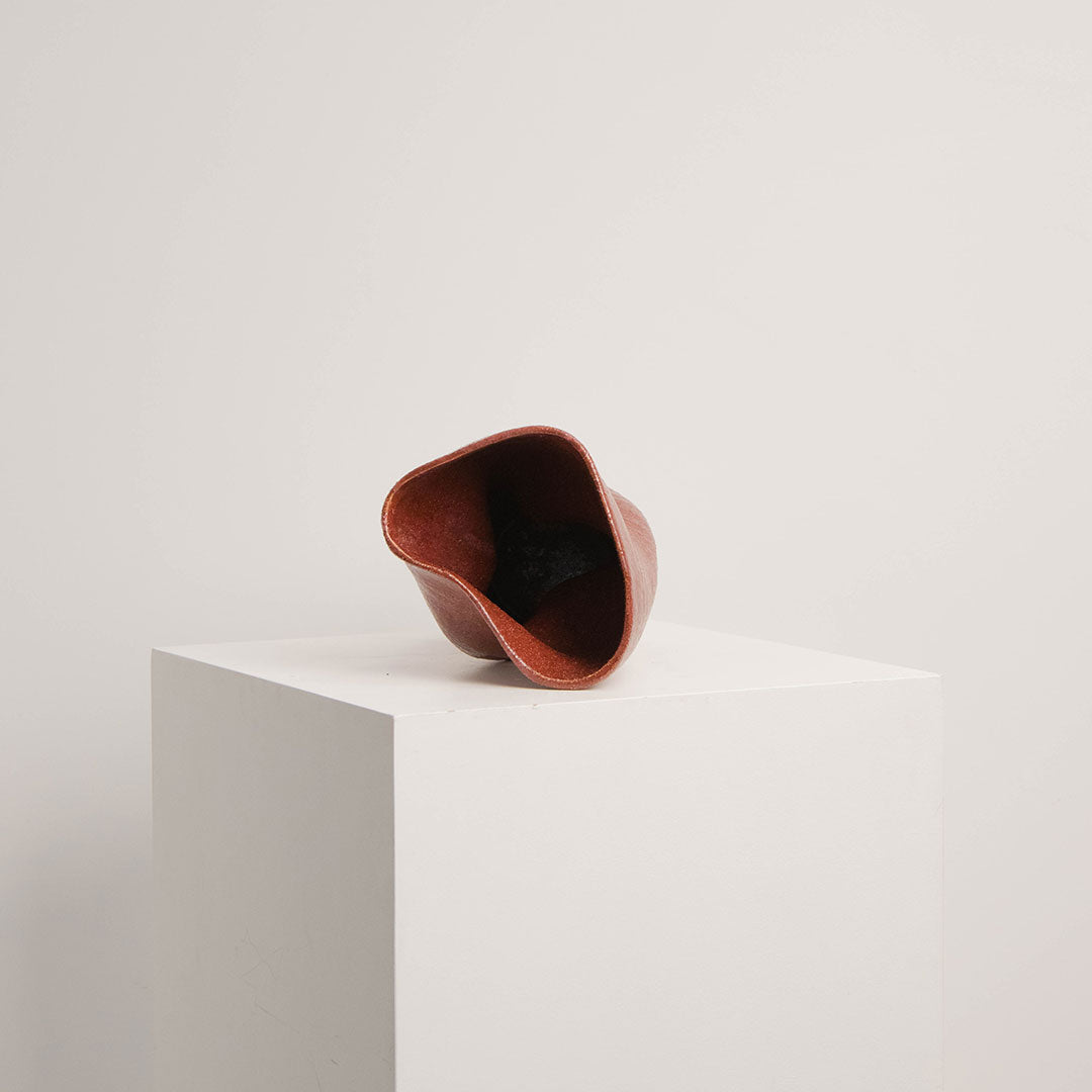 Vase en Céramique Songa Haut Rouge BYBOO