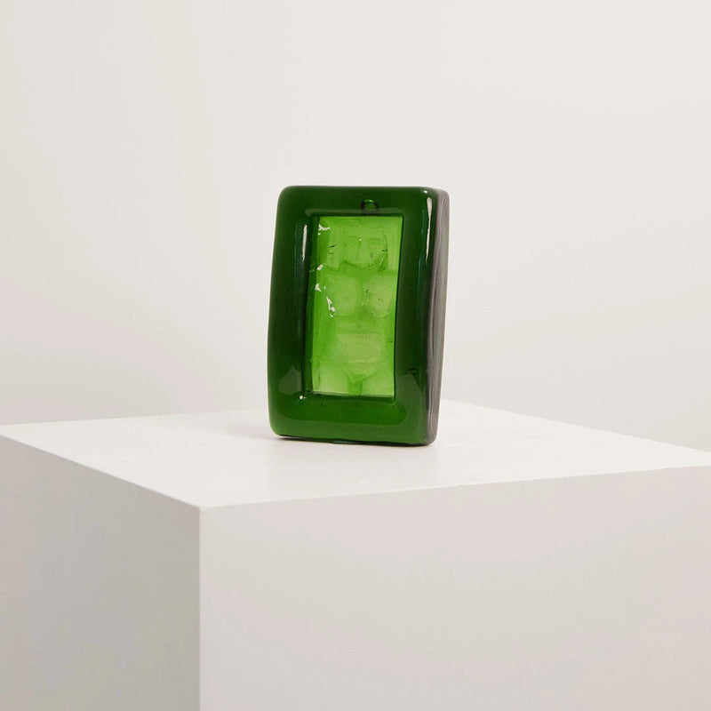 Vide-Poche en Verre Massif Vert Émeraude DEBEAULIEU