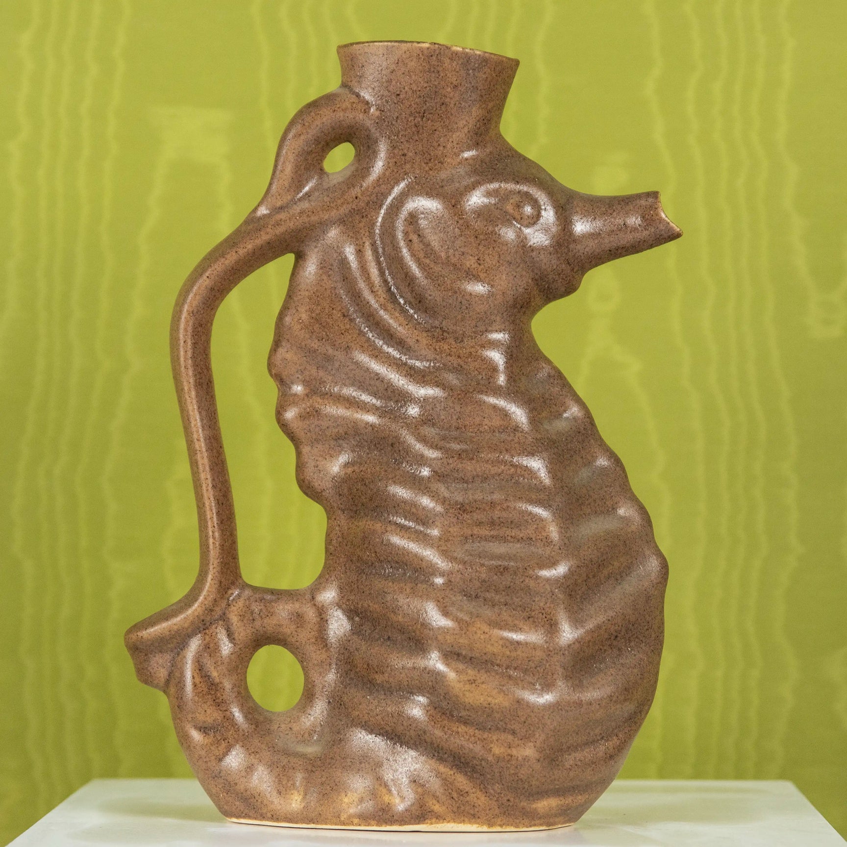 Pichet Sculptural Hippocampe Rocaille DEBEAULIEU