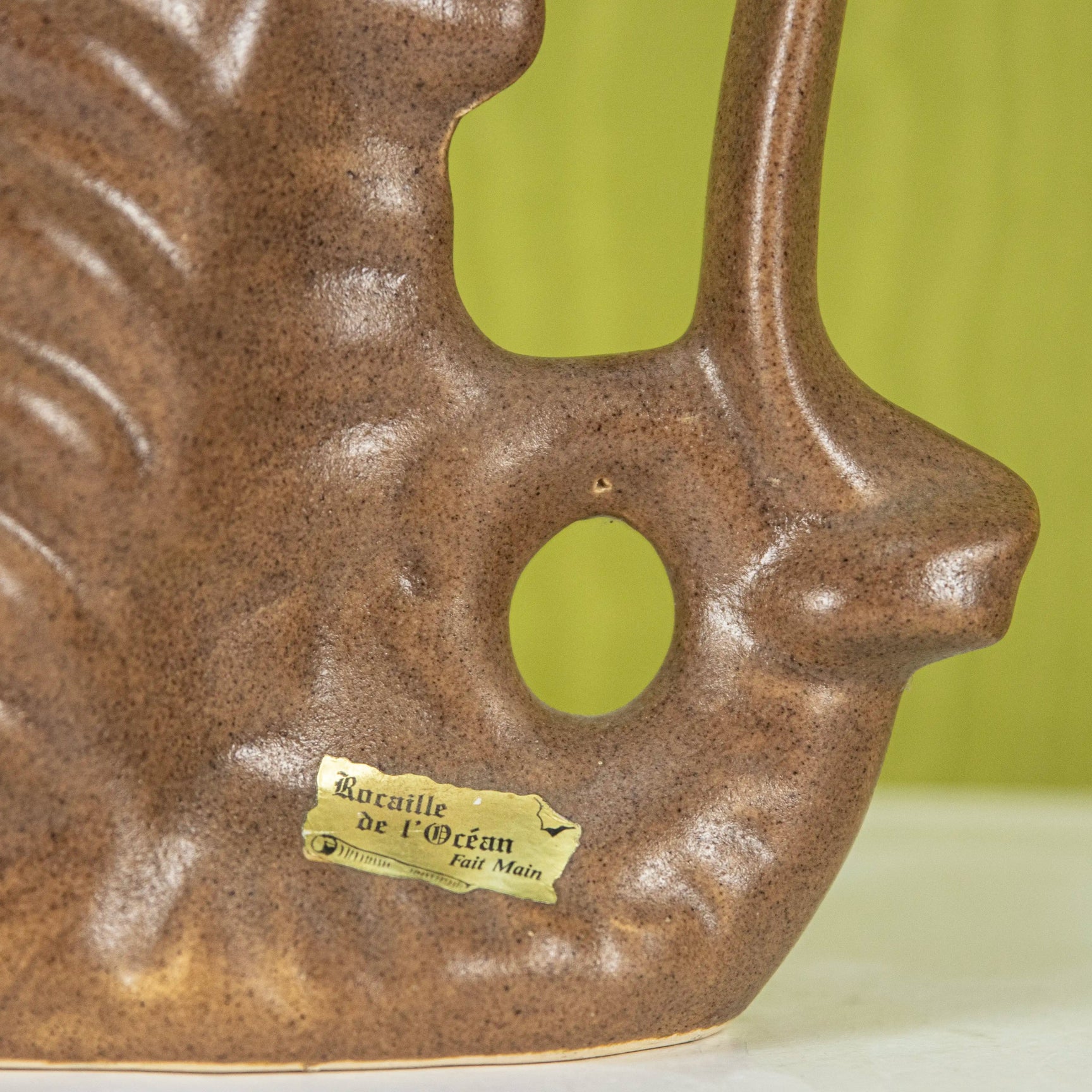 Pichet Sculptural Hippocampe Rocaille DEBEAULIEU