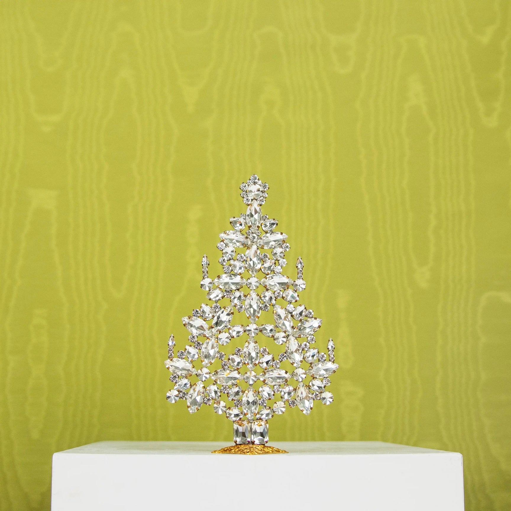 Ornement Arbre cristal clair Nostalgie